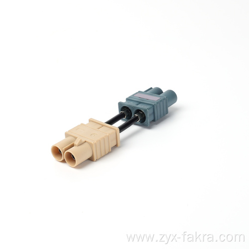 FAKRA double female wire end connector